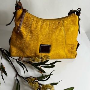 COPY - Dooney and Bourke genuine mustard color shoulder bag